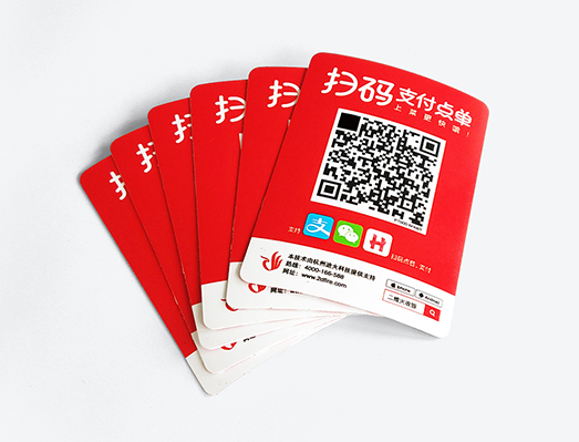 3M超厚塑片二維碼支付標貼